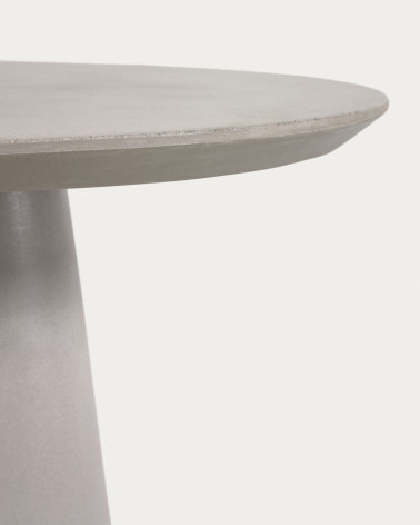 Itai outdoor round cement table, Ă 120 cm