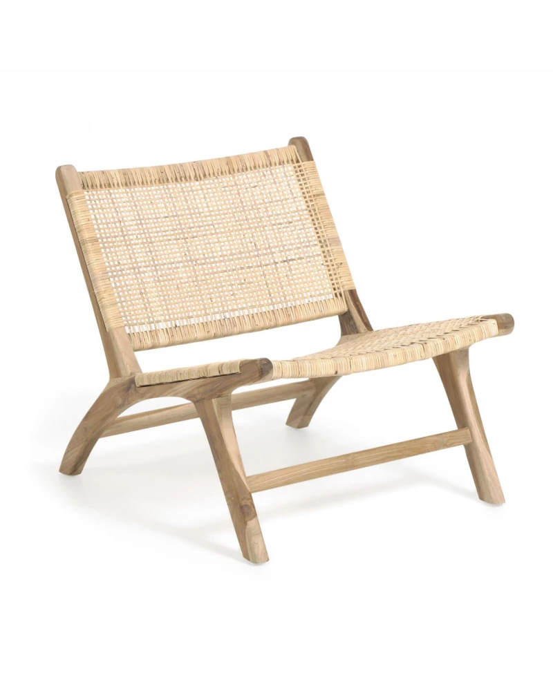 Beida solid teak armchair