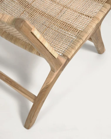 Beida solid teak armchair