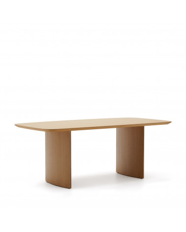 Litto table made from oak veneer, 200 x 100 cm