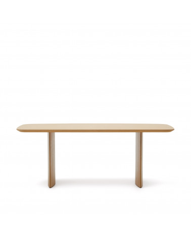 Litto table made from oak veneer, 200 x 100 cm