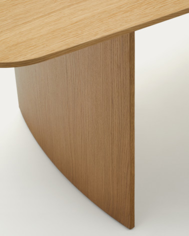 Litto table made from oak veneer, 200 x 100 cm