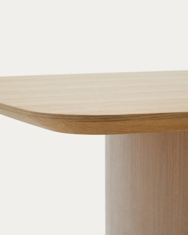 Litto table made from oak veneer, 200 x 100 cm