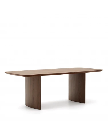 Litto table made from walnut veneer, 240 x 100 cm