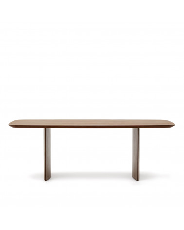 Litto table made from walnut veneer, 240 x 100 cm