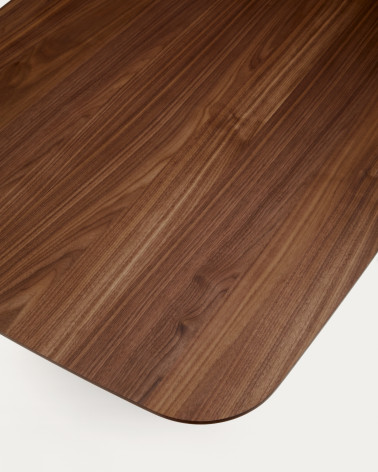 Litto table made from walnut veneer, 240 x 100 cm