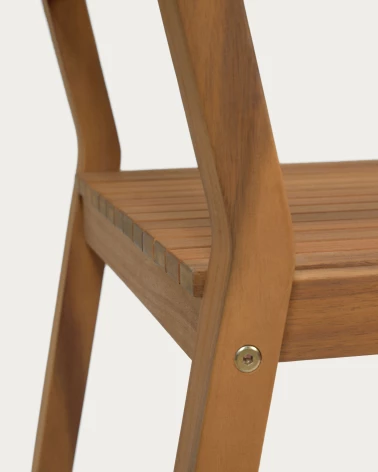 Emili solid 100% FSC acacia garden chair