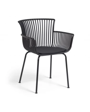 Surpika outdoor chair in black
