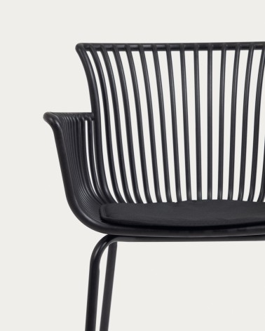 Surpika outdoor chair in black