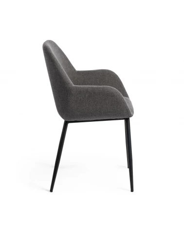 Konna dark grey chair