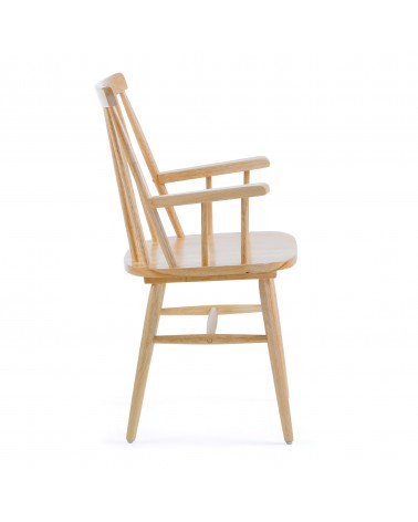 Tressia chair natural with armrests