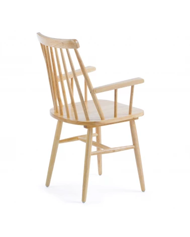 Tressia chair natural with armrests