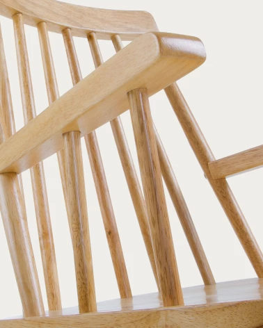 Tressia chair natural with armrests