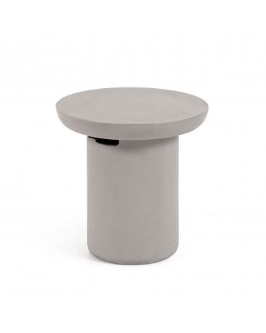 Taimi concrete round outdoor side table Ă 50 cm