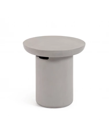 Taimi concrete round outdoor side table Ă 50 cm