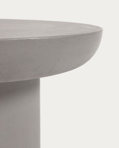 Taimi concrete round outdoor side table Ă 50 cm