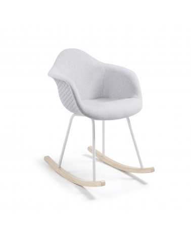 Light grey Kevya rocking chair