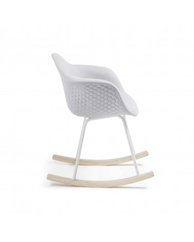 Light grey Kevya rocking chair