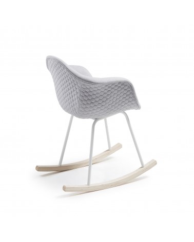 Light grey Kevya rocking chair