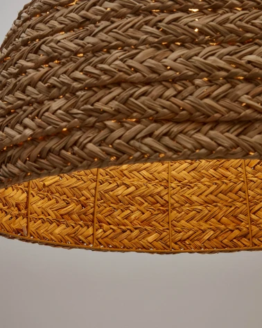 Fonteta natural fiber ceiling lamp shade in a natural finish, Ă 60 cm