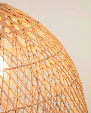 Domitila ceiling light shade in rattan with natural finish Ă 44 cm